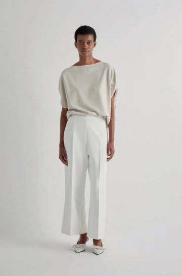 Jersey Boat Neck Top Birch