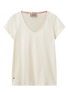 MMTulli V-SS Tee Ecru