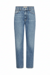light blue denim straight leg jeans 