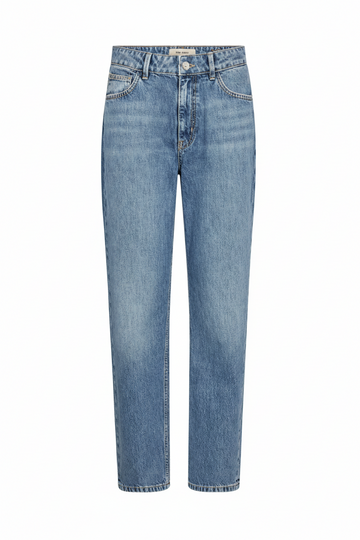 light blue denim straight leg jeans 
