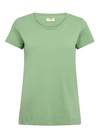 o neck short sleeve green t shirt