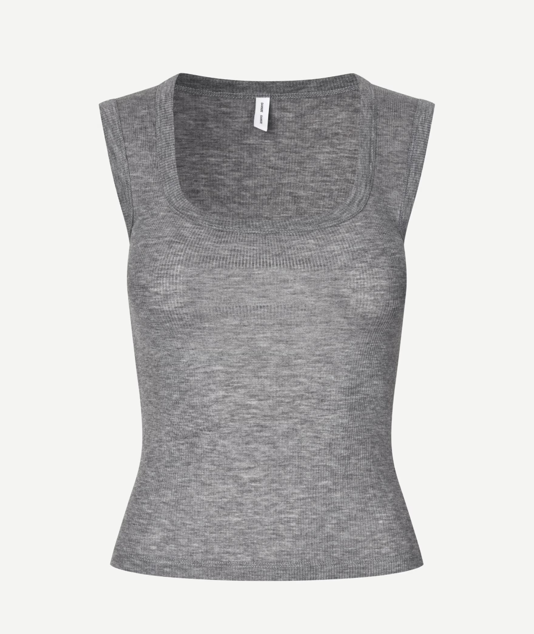 Gray tank top on a white background