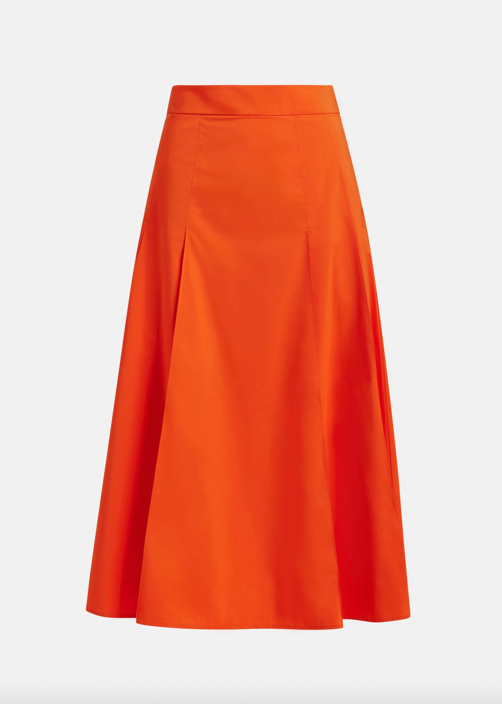 Orange skirt on a white background