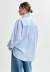 Jommeke Embellished Shirt Blue Stripe