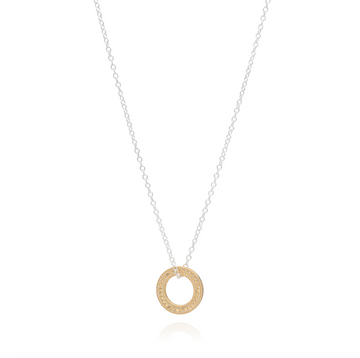 Open O Circle Necklace