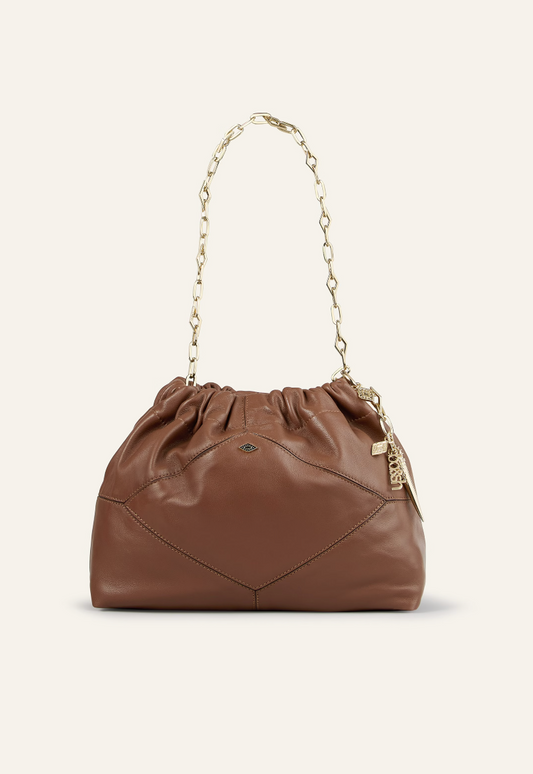 Mini June Tote Bag Marron