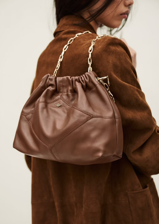 Mini June Tote Bag Marron