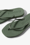Tapered Flip Flops Green