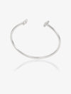 silver adjustable t bar bangle from rachel jackson