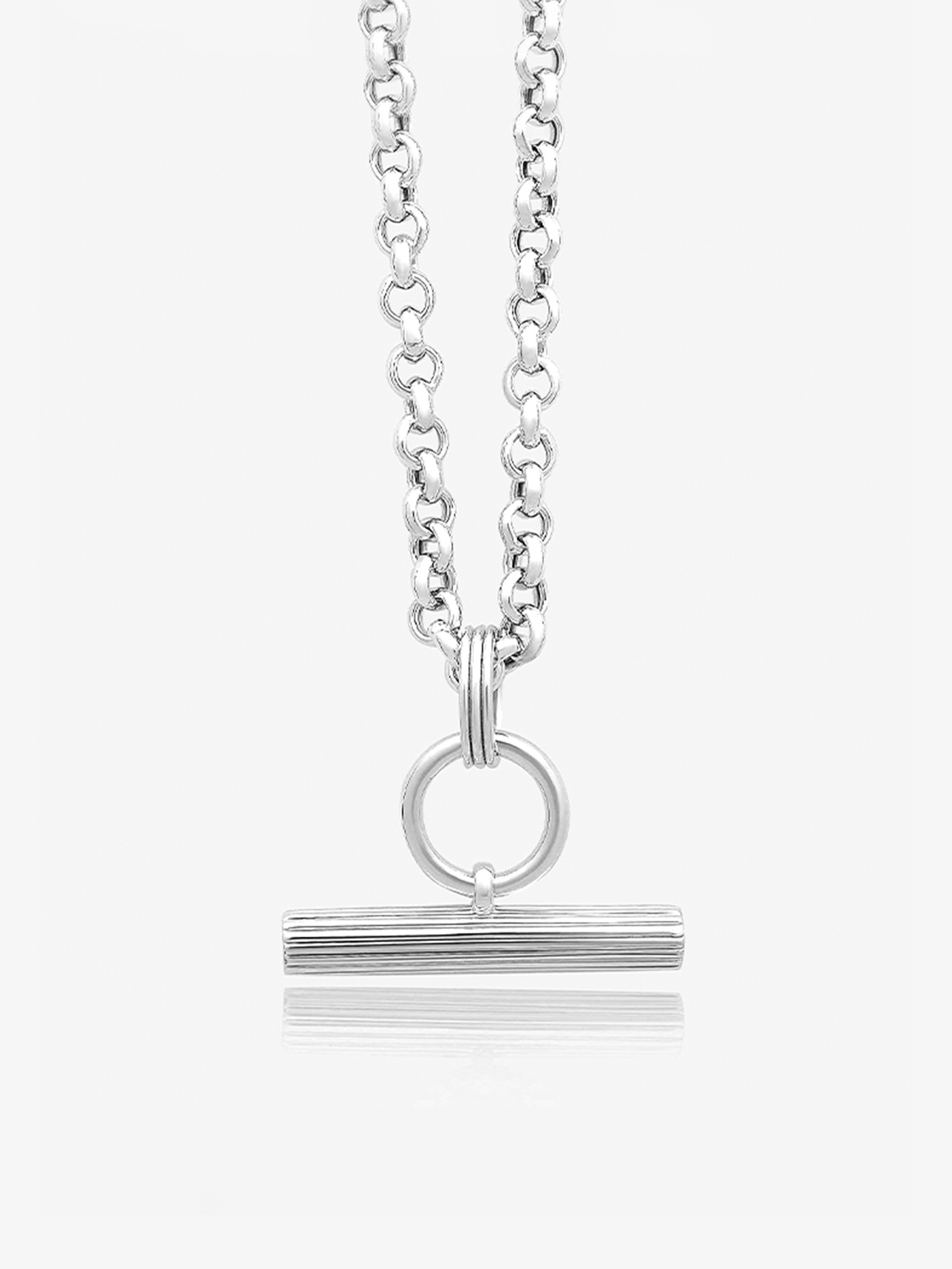 silver t bar necklace from rachel jackson