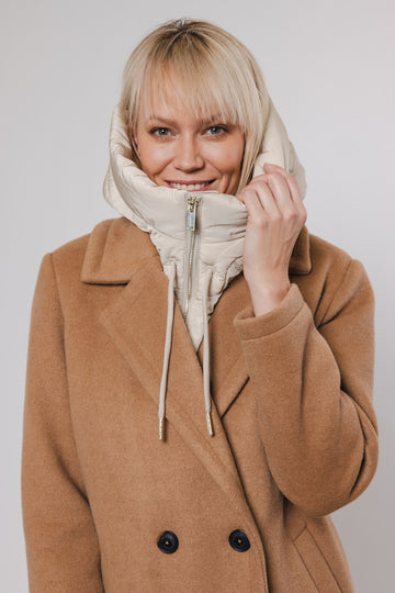 Tabita Hood Collar Birch