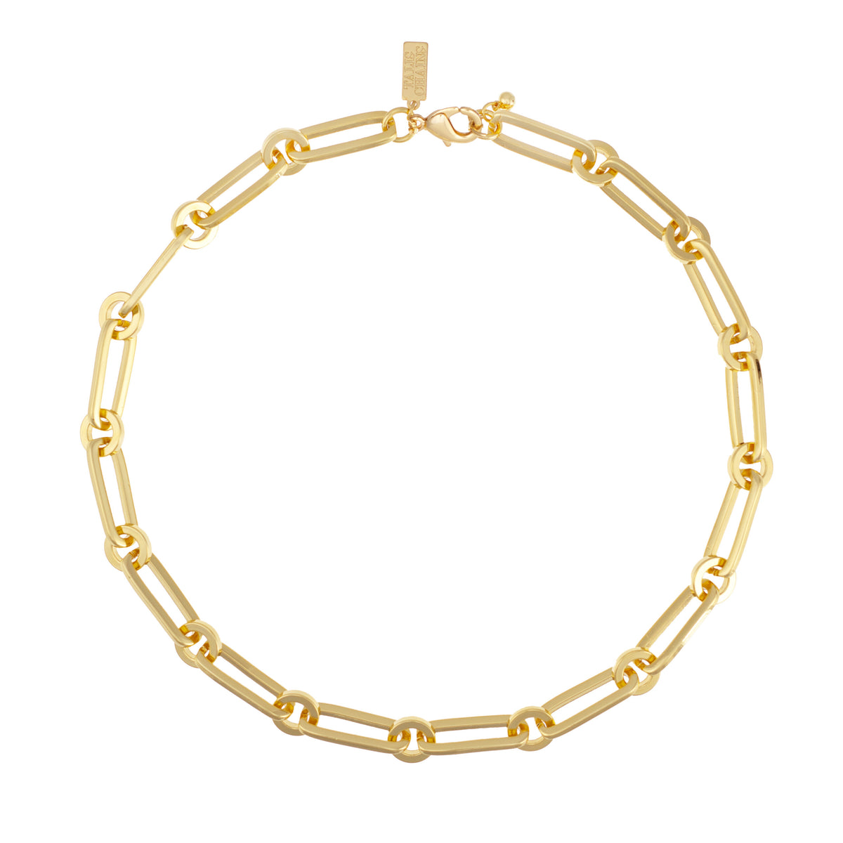 Gold chunky link choker chain
