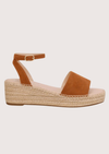 tan suede espadrille