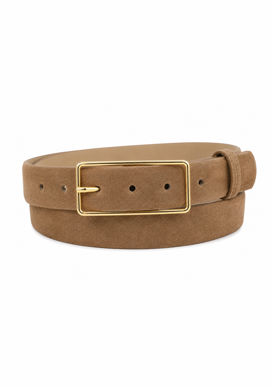 Lux Belt Suede Cappuccino