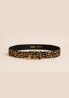 Kofee Printed Leather Belt Black