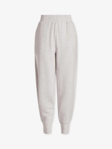 Ivory marl jogging bottoms with elasticated waistband and ribbed cuffs