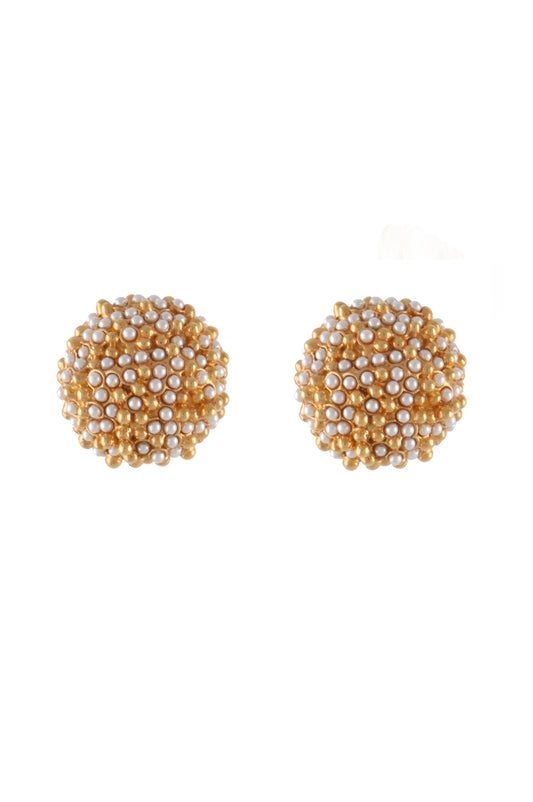 Large Orb Stud Earrings