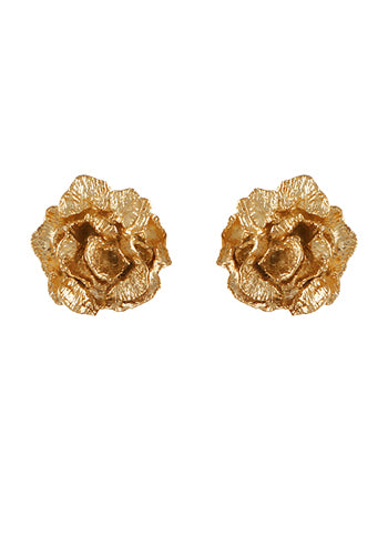 Large Flower Stud Earrings