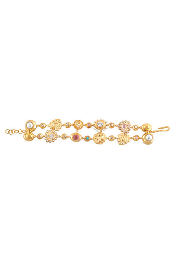 Multi Charm Wave Bracelet