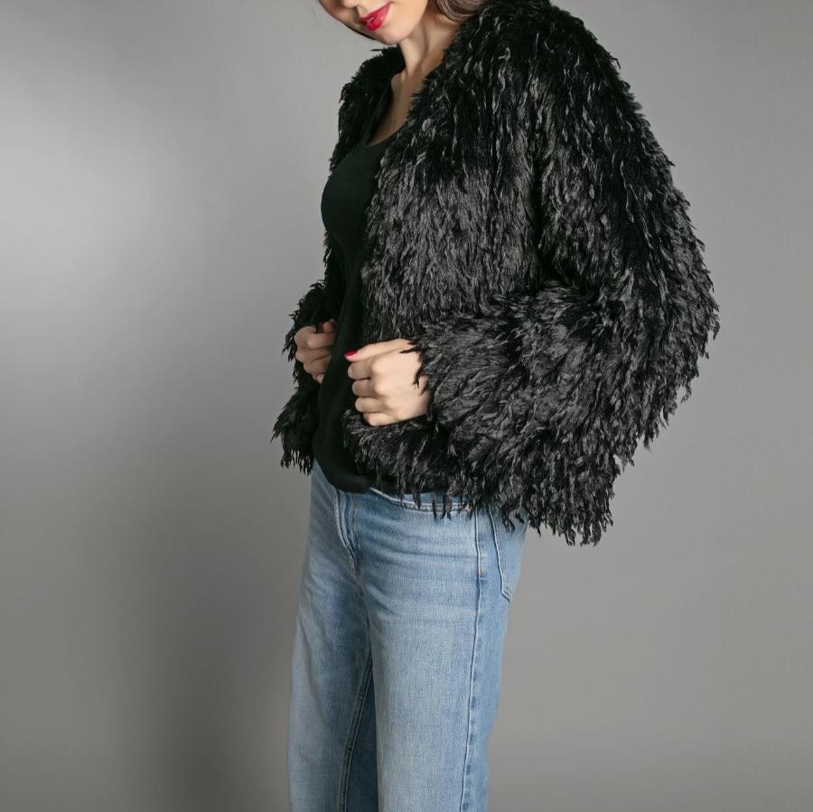 Marmot Fur Jacket Black Sass Edge