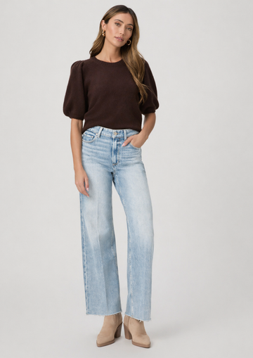 blue jeans on model on a model