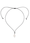 Necklace with a pendant on a white background