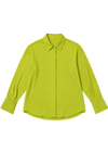 Green classic long sleeved collared shirt 