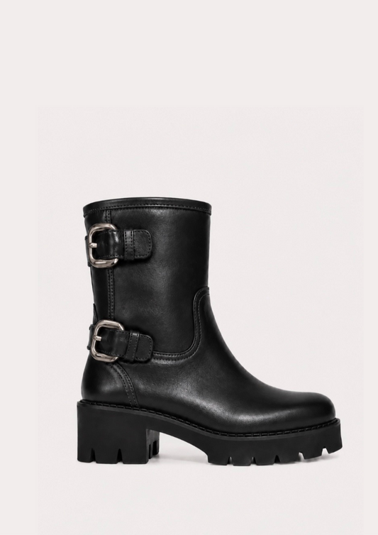 Buckle Boot Black