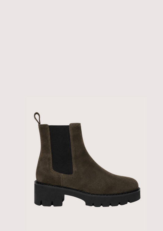 Tiffany Suede Boot Khaki