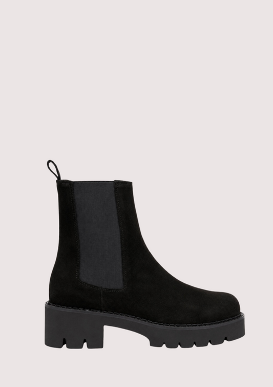 Tiffany Suede Boot Black
