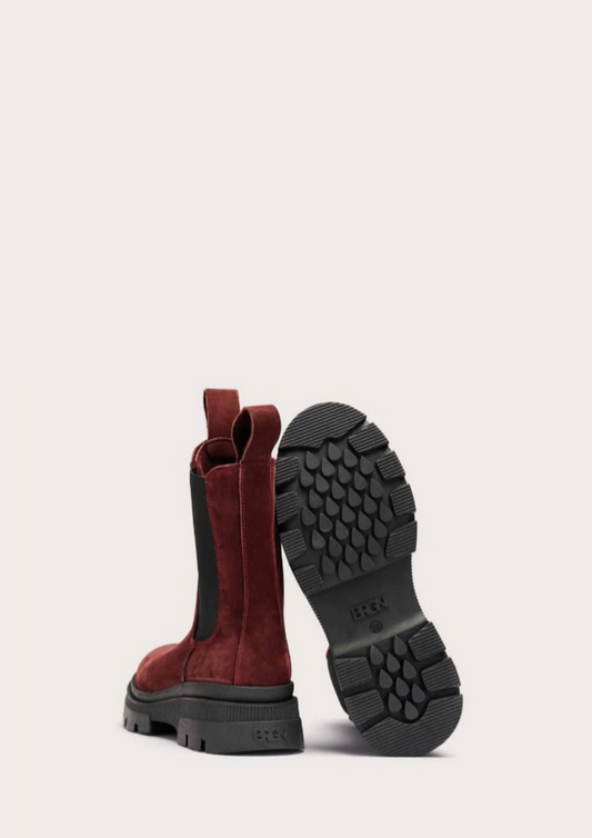 Waterproof Chelsea Boot Wine Red