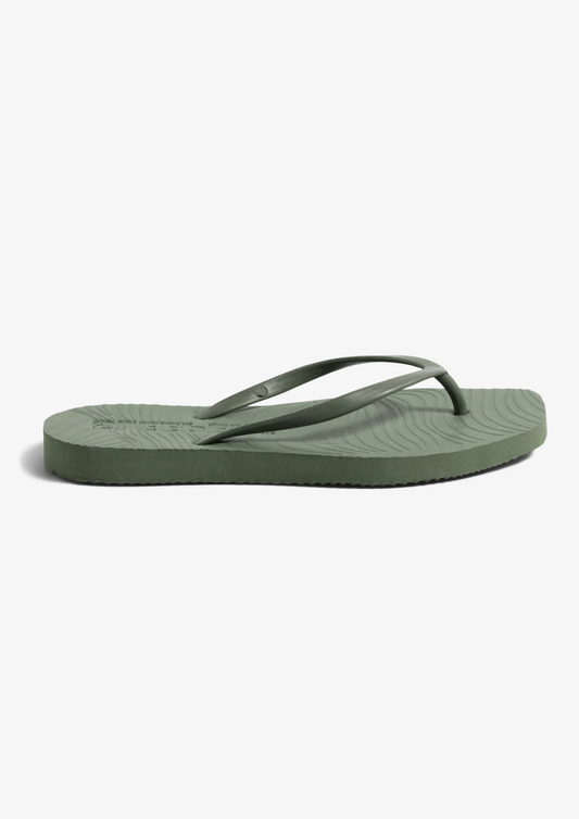 Tapered Flip Flops Green