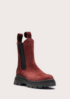 Waterproof Chelsea Boot Wine Red