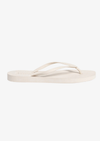 white flipflop on a white background