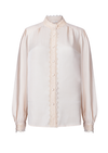 pink blouse on a white background 