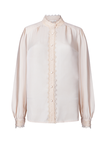 pink blouse on a white background 