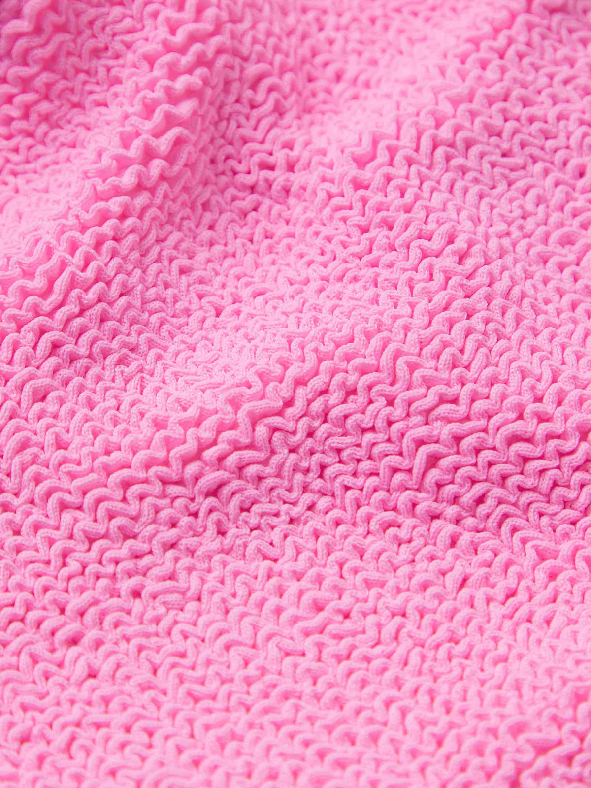 Close-up of pink textured fabric