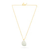 Rock Stone Necklace White Jade