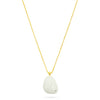 Rock Stone Necklace White Jade