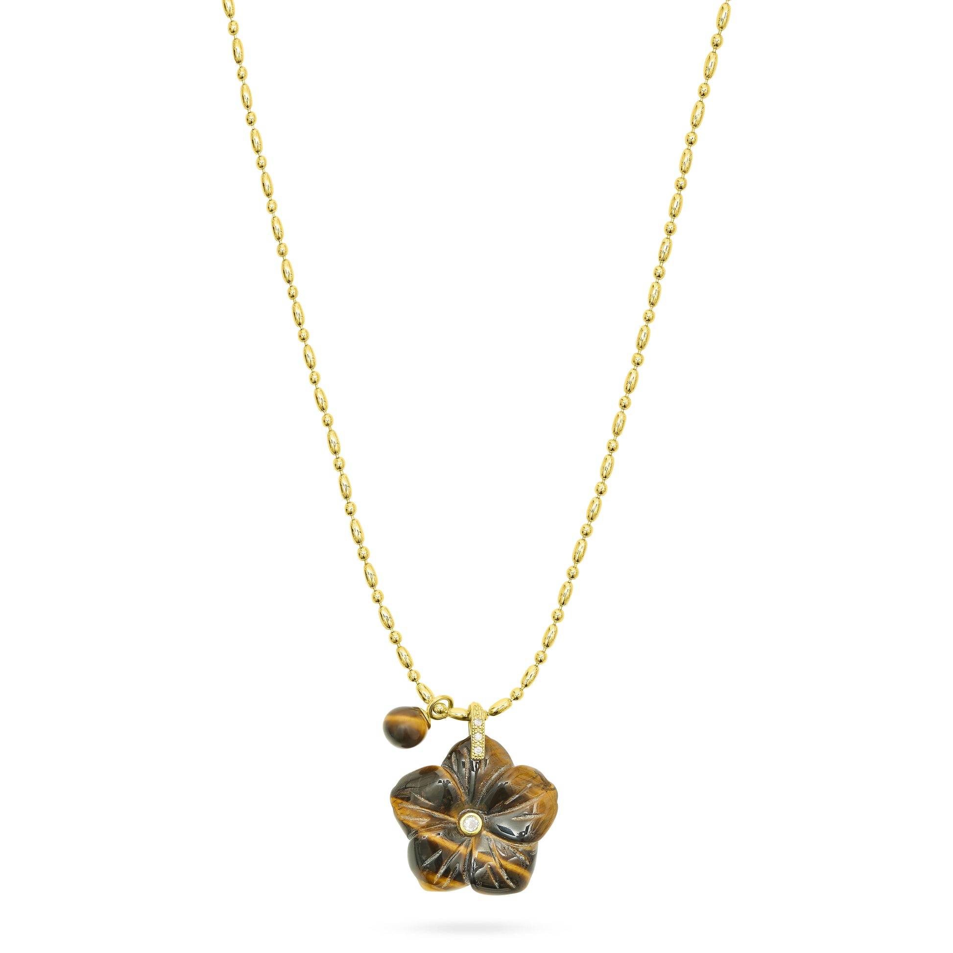 Tiger's Eye Pendant necklace from Talis Chains