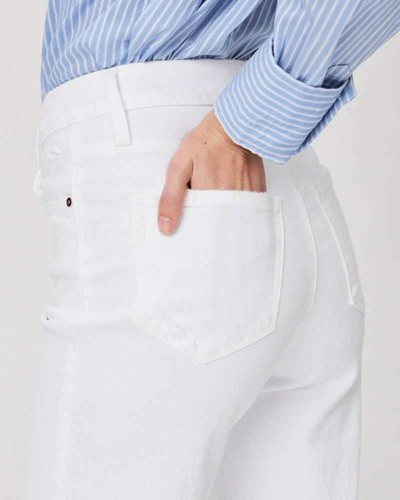 Straight leg white jeans