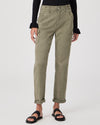 Super soft cargo style trousers in Khaki green