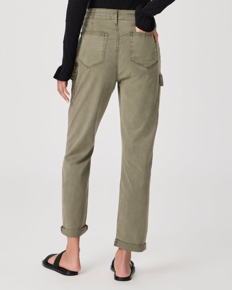 Cargo style super soft trouser in Khaki green