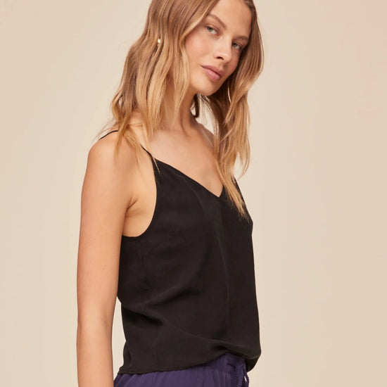 Black v neck camisole