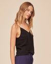 Black v neck camisole