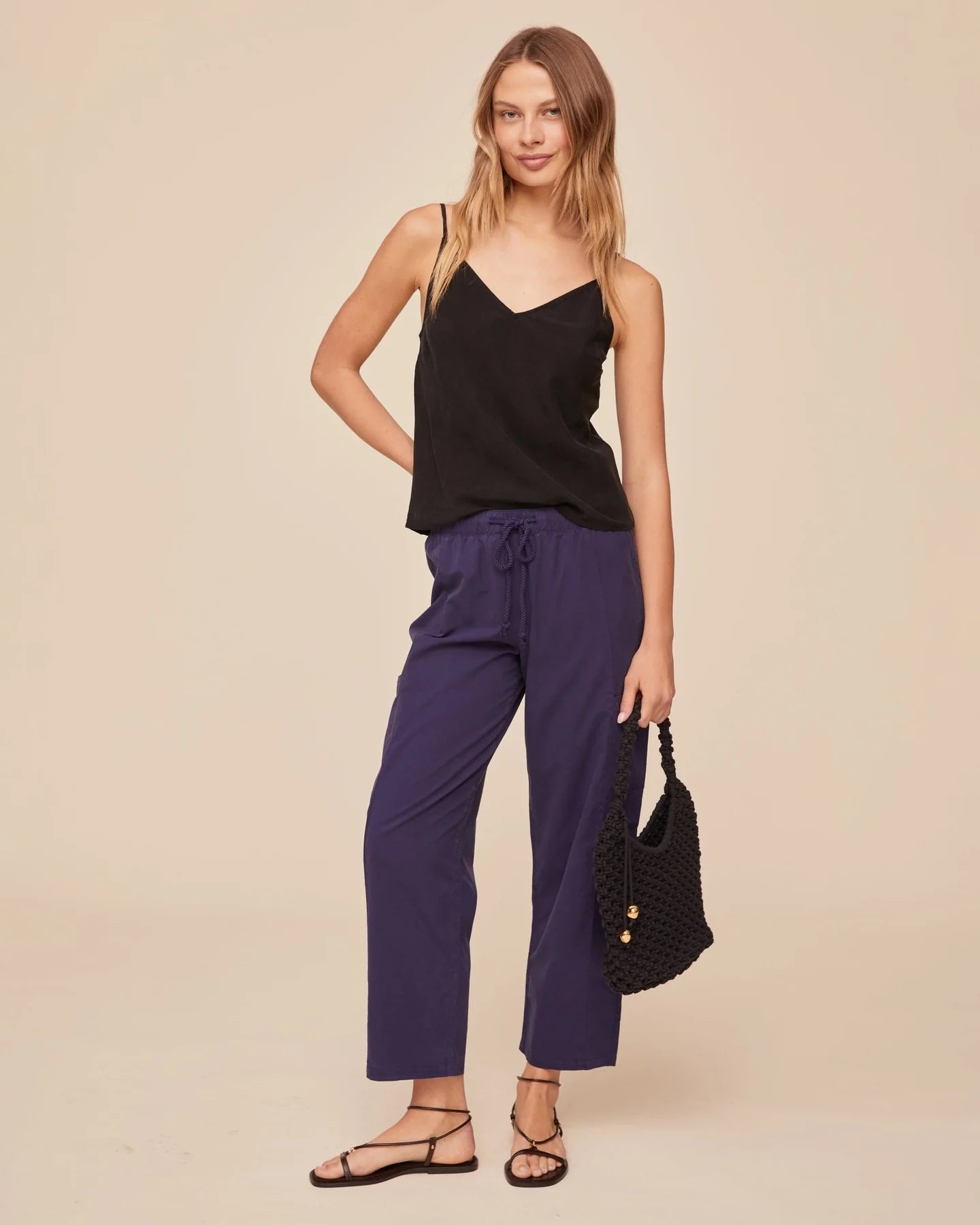 Black v neck camisole 