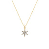 Diamond Cosmic Star Necklace Gold