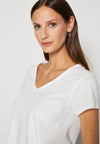 MMArden Organic V-SS Tee White