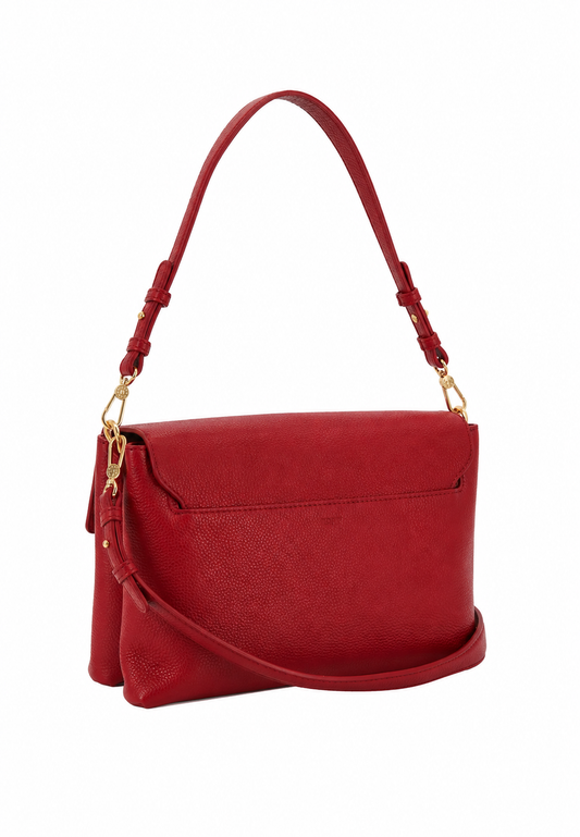 Twist Bag Leather Ruby