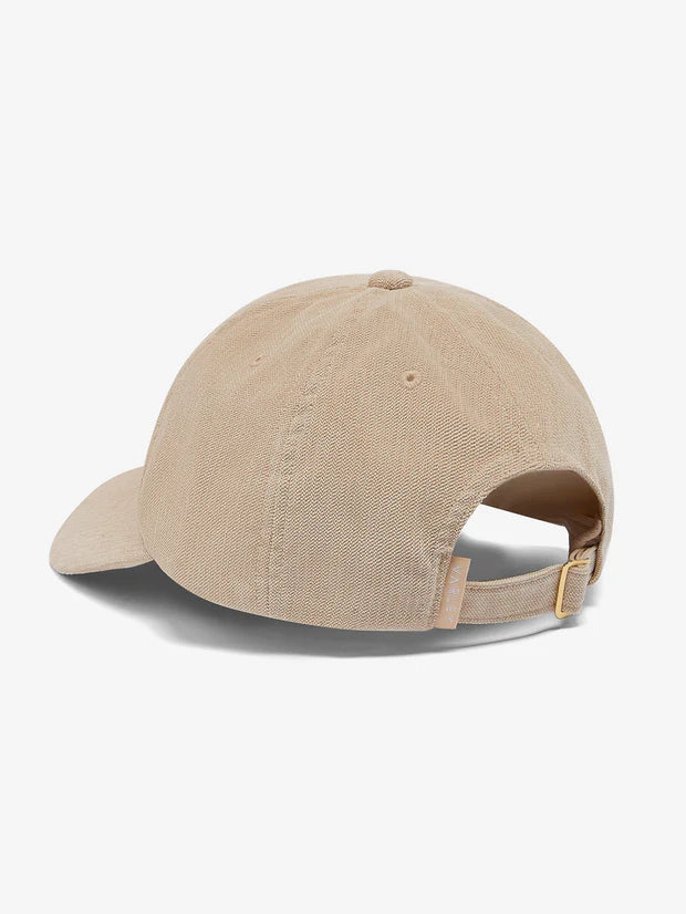 cream baseball cap rear view